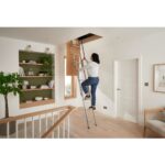 Werner Blue Seal Easy Stow 3 Section Loft Ladder-76013_EI_Climb