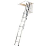 Werner Blue Seal Easy Stow 3 Section Loft Ladder-76013_PI