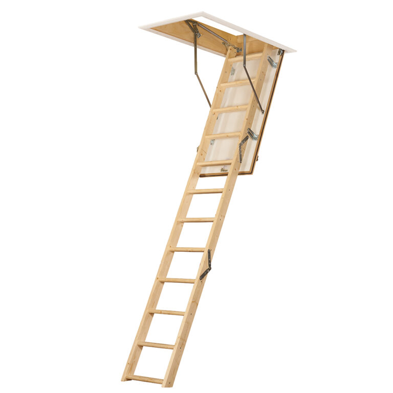 EuroFold Timber Folding Loft Ladder - Ladders4Sale