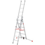 Hailo-S100-ProfiLOT-Pedal-Adjustment-Combination-Ladders-9306-507-Opened