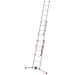 Hailo-S100-ProfiLOT-Pedal-Adjustment-Combination-Ladders-9306-507-extended-ladder