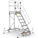 Climb It Extra Large Platform Safety Steps with Adjustable Stabilisers-CAS807