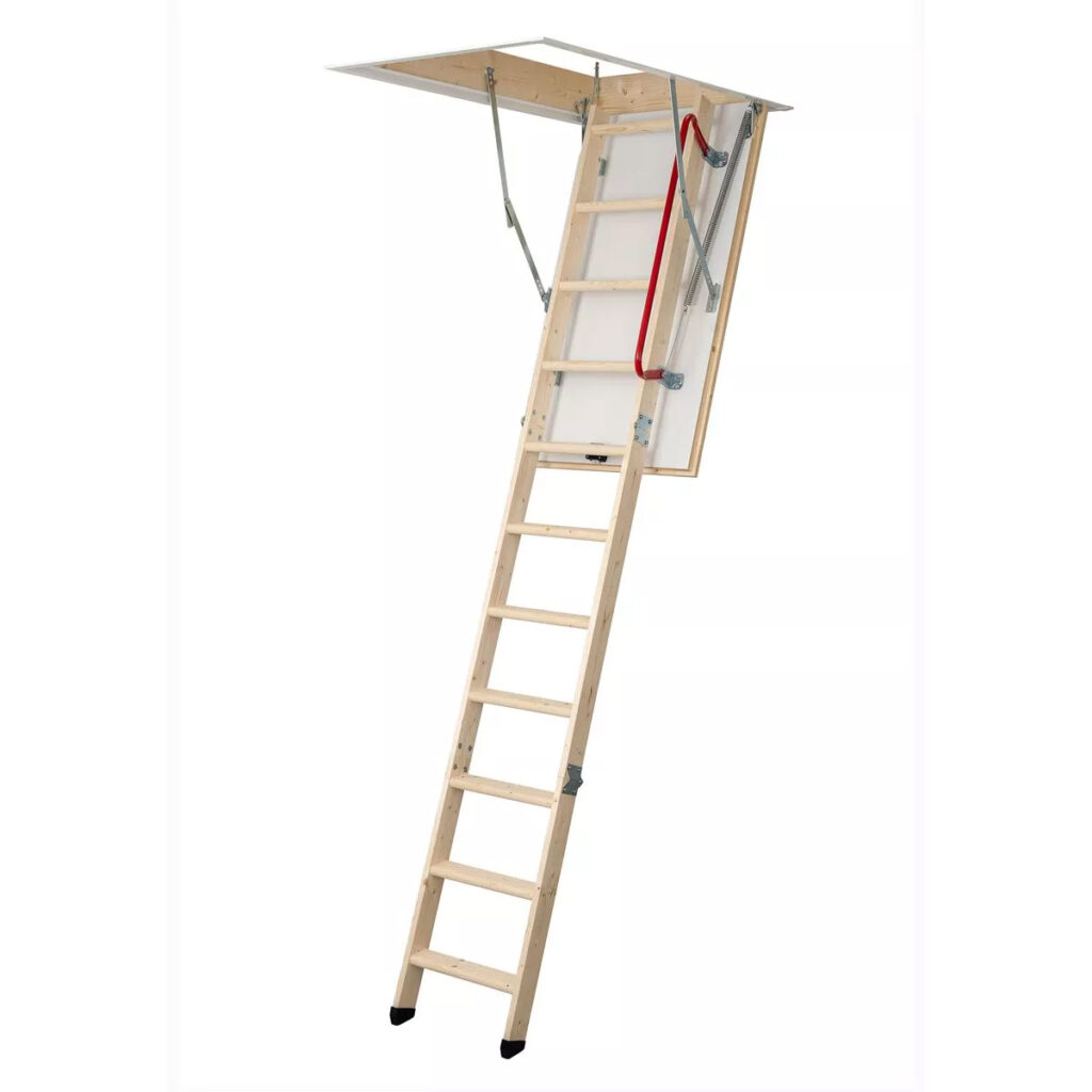 Dolle SW40-5 Timber Folding Loft Ladder (1200 x 700mm) - Ladders4Sale