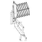 Columbus-Junior-Aluminium-Concertina-Loft-Ladder-diagram-side