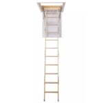 Dolle-Clic-Fix-Mini-Timber-Folding-Loft-Ladders-Front-View