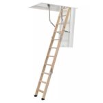 Dolle-Click-Fix-76G-Mini-Timber-Folding-Loft-Ladders-Side-Viiew