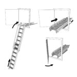Loft-Centre-Aluminium-Sliding-Vertical-Carriage-Ladder-diagram