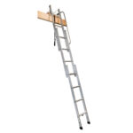 Loft-Centre-Mini-Aluminium-Sliding-Vertical-Carriage-Ladder-open-view