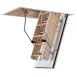 Werner Fire Guard Pro Complete Timber Loft Ladder Access Kit-34539000_PI_Closed